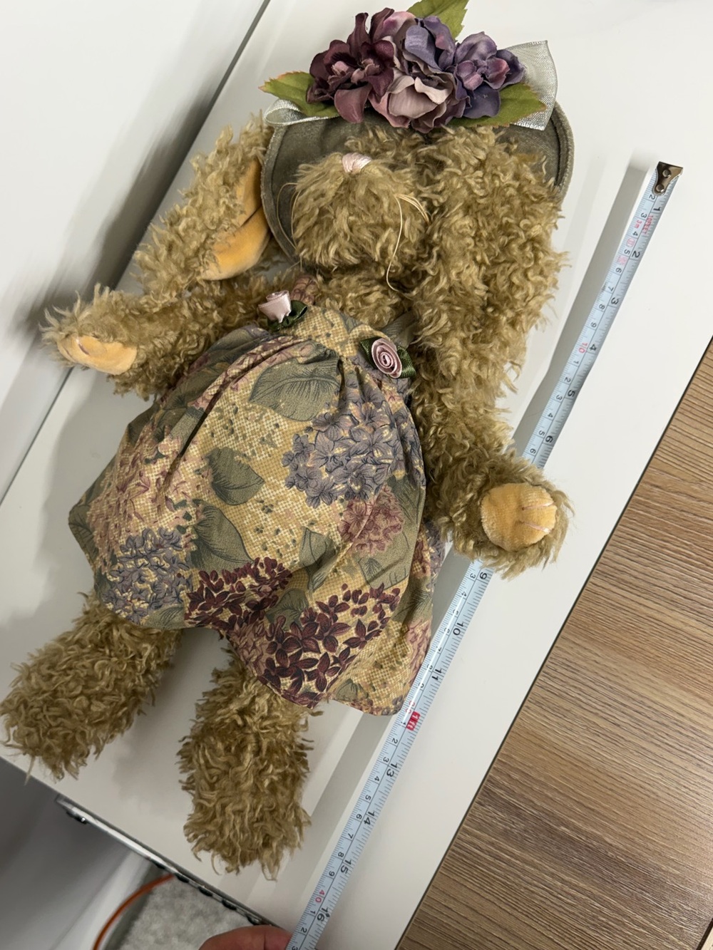 VINTAGE BEARINGTON COLLECTION Floral Bunny Rabbit Plushie - Picture 5 of 5